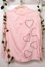 Load image into Gallery viewer, *discounted* Vintage pink long sleeve button up