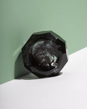 Load image into Gallery viewer, Smokey Black Round Ashtray - small